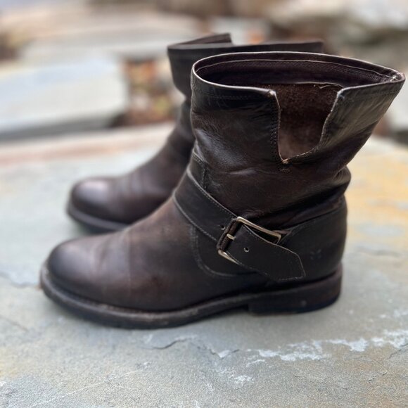 Frye Natalie Engineer Western Bootie Women's size 6 - Picture 7 of 8